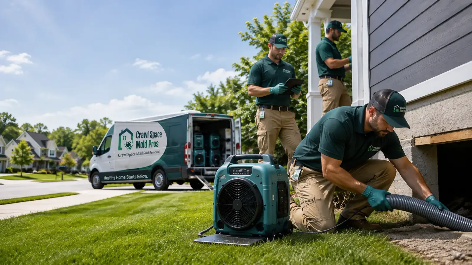 Crawl Space Mold Removal in Adelanto, CA